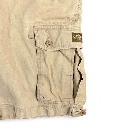Eddie Bauer Cargo Shorts Mens 38 Brown Utility Pockets Outdoor Casual Y2K - Picture 5 of 9